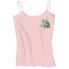 Juniors 1x1 Rib Spaghetti Strap Tank Thumbnail
