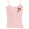 Juniors 1x1 Rib Spaghetti Strap Tank Thumbnail