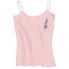 Juniors 1x1 Rib Spaghetti Strap Tank Thumbnail