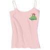 Juniors 1x1 Rib Spaghetti Strap Tank Thumbnail