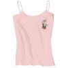Juniors 1x1 Rib Spaghetti Strap Tank Thumbnail