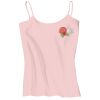 Juniors 1x1 Rib Spaghetti Strap Tank Thumbnail