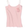 Juniors 1x1 Rib Spaghetti Strap Tank Thumbnail