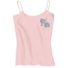 Juniors 1x1 Rib Spaghetti Strap Tank Thumbnail
