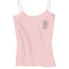 Juniors 1x1 Rib Spaghetti Strap Tank Thumbnail