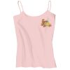 Juniors 1x1 Rib Spaghetti Strap Tank Thumbnail