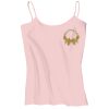 Juniors 1x1 Rib Spaghetti Strap Tank Thumbnail