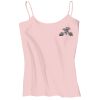 Juniors 1x1 Rib Spaghetti Strap Tank Thumbnail