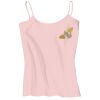 Juniors 1x1 Rib Spaghetti Strap Tank Thumbnail