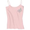 Juniors 1x1 Rib Spaghetti Strap Tank Thumbnail