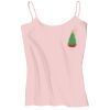 Juniors 1x1 Rib Spaghetti Strap Tank Thumbnail