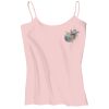 Juniors 1x1 Rib Spaghetti Strap Tank Thumbnail