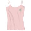 Juniors 1x1 Rib Spaghetti Strap Tank Thumbnail