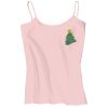 Juniors 1x1 Rib Spaghetti Strap Tank Thumbnail
