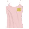 Juniors 1x1 Rib Spaghetti Strap Tank Thumbnail