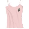 Juniors 1x1 Rib Spaghetti Strap Tank Thumbnail
