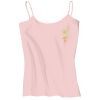 Juniors 1x1 Rib Spaghetti Strap Tank Thumbnail