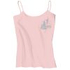 Juniors 1x1 Rib Spaghetti Strap Tank Thumbnail