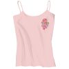 Juniors 1x1 Rib Spaghetti Strap Tank Thumbnail