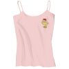Juniors 1x1 Rib Spaghetti Strap Tank Thumbnail