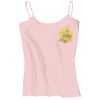 Juniors 1x1 Rib Spaghetti Strap Tank Thumbnail