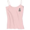 Juniors 1x1 Rib Spaghetti Strap Tank Thumbnail