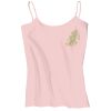 Juniors 1x1 Rib Spaghetti Strap Tank Thumbnail