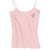 Juniors 1x1 Rib Spaghetti Strap Tank Thumbnail