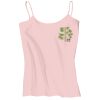 Juniors 1x1 Rib Spaghetti Strap Tank Thumbnail
