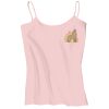 Juniors 1x1 Rib Spaghetti Strap Tank Thumbnail
