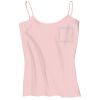 Juniors 1x1 Rib Spaghetti Strap Tank Thumbnail