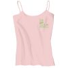 Juniors 1x1 Rib Spaghetti Strap Tank Thumbnail