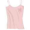 Juniors 1x1 Rib Spaghetti Strap Tank Thumbnail
