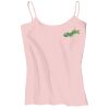 Juniors 1x1 Rib Spaghetti Strap Tank Thumbnail