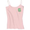 Juniors 1x1 Rib Spaghetti Strap Tank Thumbnail