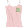 Juniors 1x1 Rib Spaghetti Strap Tank Thumbnail