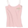 Juniors 1x1 Rib Spaghetti Strap Tank Thumbnail