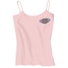 Juniors 1x1 Rib Spaghetti Strap Tank Thumbnail