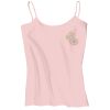 Juniors 1x1 Rib Spaghetti Strap Tank Thumbnail