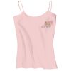 Juniors 1x1 Rib Spaghetti Strap Tank Thumbnail