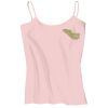 Juniors 1x1 Rib Spaghetti Strap Tank Thumbnail