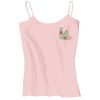 Juniors 1x1 Rib Spaghetti Strap Tank Thumbnail