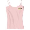 Juniors 1x1 Rib Spaghetti Strap Tank Thumbnail