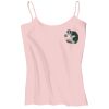 Juniors 1x1 Rib Spaghetti Strap Tank Thumbnail