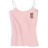 Juniors 1x1 Rib Spaghetti Strap Tank Thumbnail
