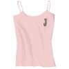 Juniors 1x1 Rib Spaghetti Strap Tank Thumbnail
