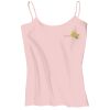 Juniors 1x1 Rib Spaghetti Strap Tank Thumbnail