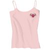 Juniors 1x1 Rib Spaghetti Strap Tank Thumbnail