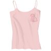 Juniors 1x1 Rib Spaghetti Strap Tank Thumbnail