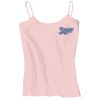 Juniors 1x1 Rib Spaghetti Strap Tank Thumbnail